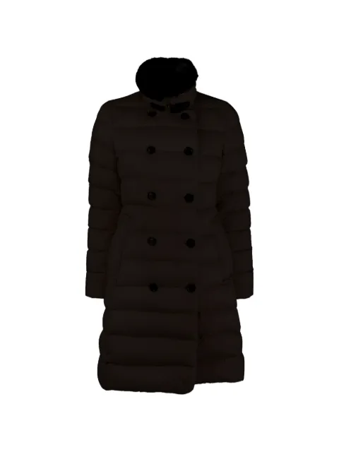 Moorer quilted double-breasted puffer jacket Brown LONGANS3U0075