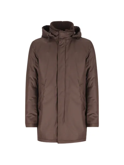 Herno hooded padded jacket Brown PI001155U12638