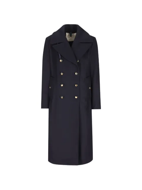 Camplin double-breasted notched-lapel coat Blue 38340130