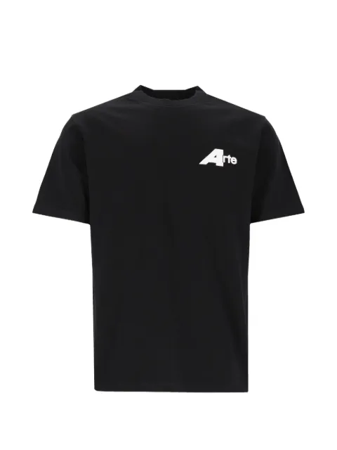 Arte Antwerp Big A logo-print cotton T-shirt Black AW26141T