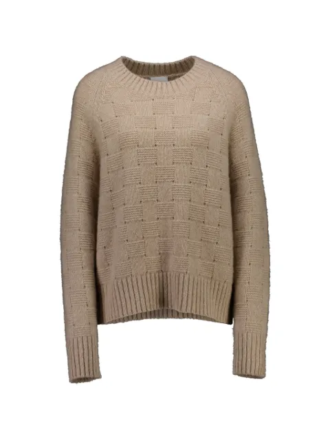 Allude crew-neck sweater Brown 26577021