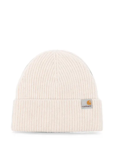 Carhartt WIP ribbed-knit beanie hat Neutrals I029496