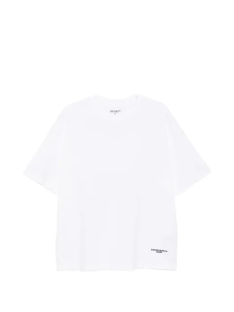 Carhartt WIP logo-print cotton T-shirt White I037112