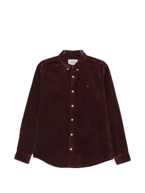 Carhartt WIP corduroy button-down shirt Purple I029958