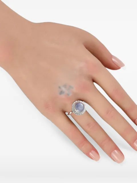 LB Exclusive star sapphire and diamond ring Silver MF28080426