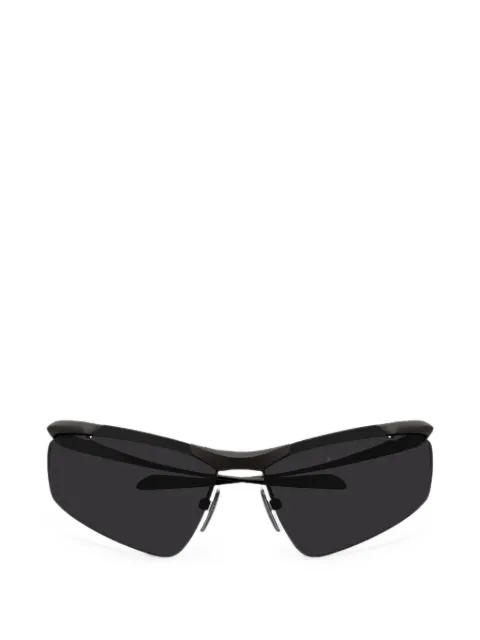 Balenciaga Boomerang geometric-frame sunglasses Black BB0462S