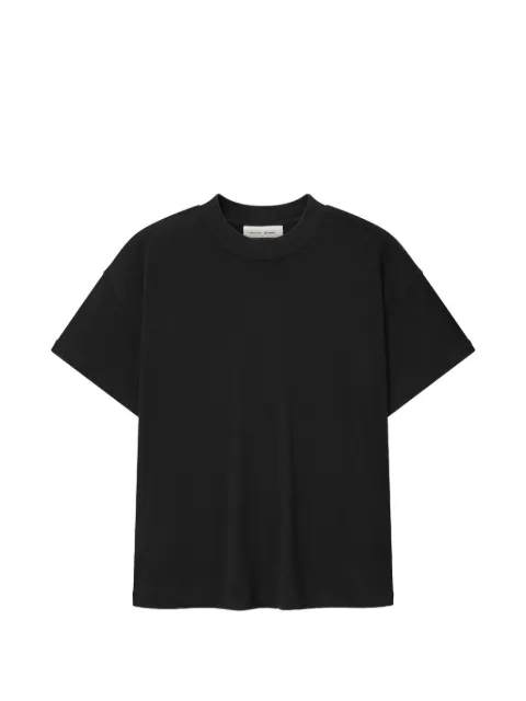FEAR OF GOD ESSENTIALS Essentials logo-patch T-shirt Black RW00263