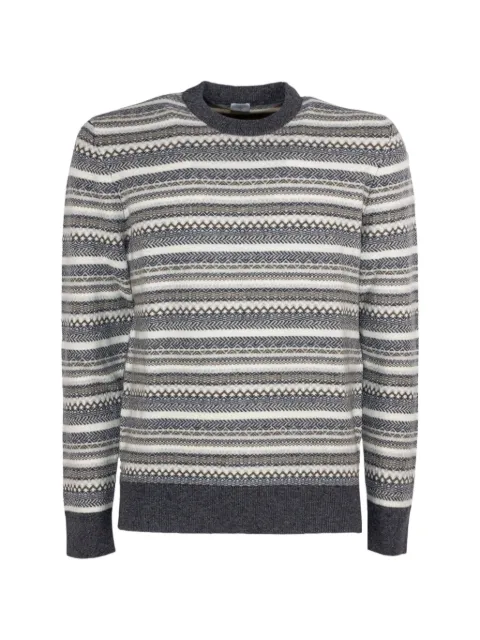 Eleventy jacquard-knit striped sweater Grey N76MAGN02MAG0N014