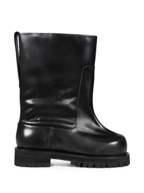PROTOCOL INDEX distressed shaft boots Black PIS26SSMA05BLK