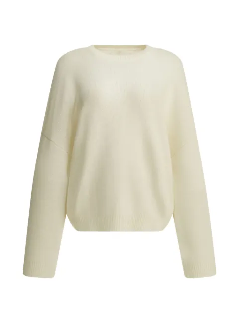 Lisa Yang Veira cashmere drop-shoulder fine-knit top White 2026055CR