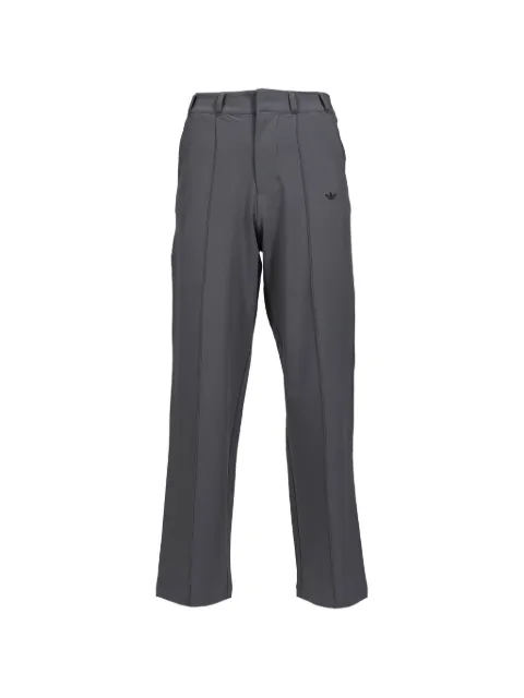Song For The Mute x Adidas logo-embroidered 3-stripe trousers Grey SV988KS1345