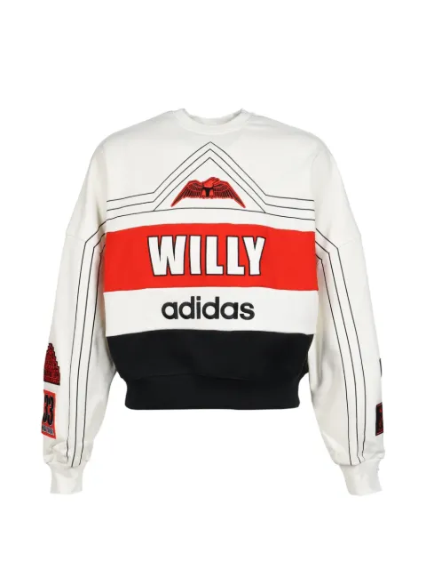 adidas x Willy Chavarria crew-neck sweater White KS6444