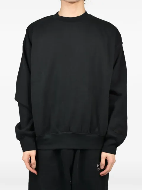ESSENTIALS logo-print sweater Black 192AS262081F