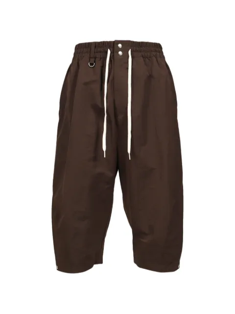 Wales Bonner x Y3 ripstop shorts Brown ZQ273ZQ273