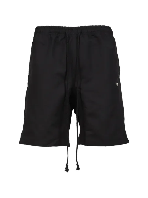 Song For The Mute logo-embroidered side-stripe shorts Black DM925KS1344