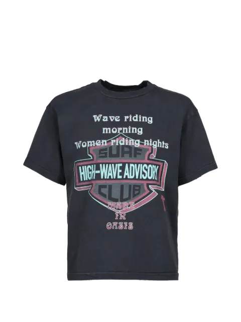 JUN/NAKAYAMA graphic-print box-fit T-shirt Black JNSS26018