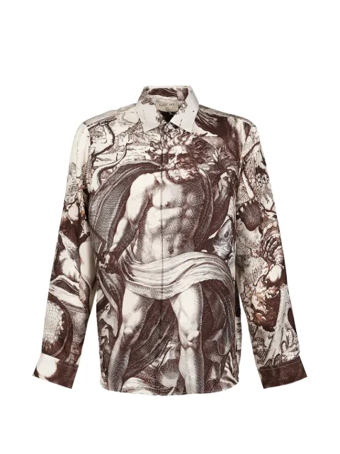 GARCIAS mythology-print shirt White GSSS2606