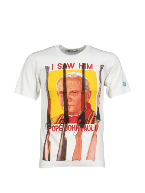 Joshua J. upcycled graphic-print T-shirt White JJ0021316