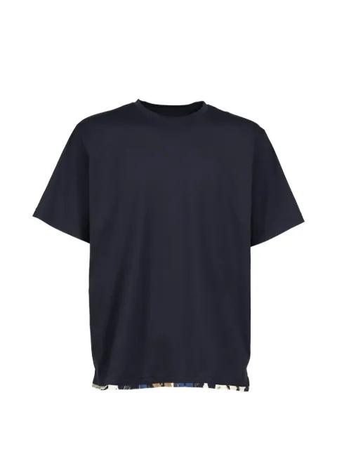PORTER CLASSIC Hawaiian graphic-print piping T-shirt Black PC0063960NVY