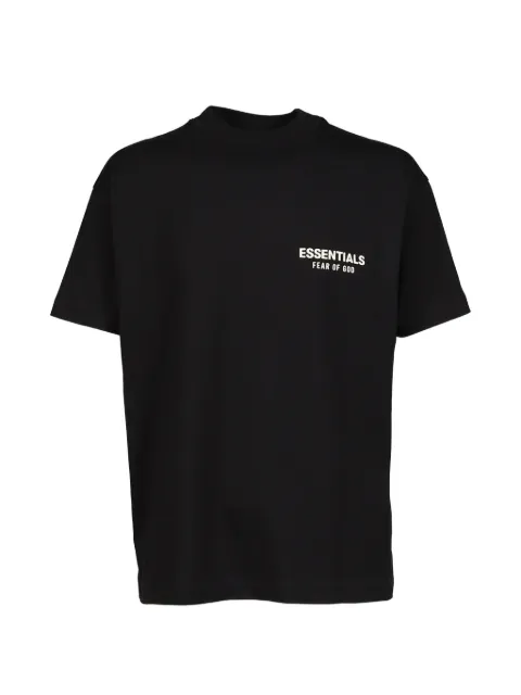 ESSENTIALS logo-embroidered classic-fit T-shirt Black 125AS264171FVTGBLK