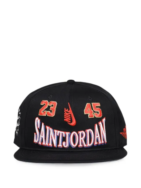 Jordan logo-embroidered snapback cap Black SMMK80000J09