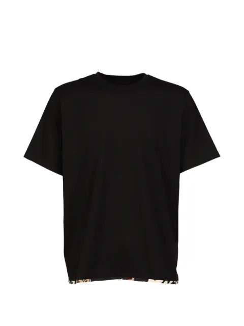 PORTER CLASSIC Hawaiian Outdoor piping T-shirt Black PC0063960BLK