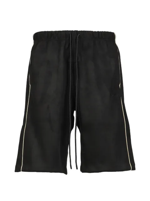 ESSENTIALS piping-detail shorts Black 160SP264891FVTGBLK