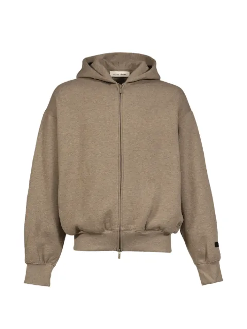 ESSENTIALS zip-up hoodie Neutrals 192AS262072F