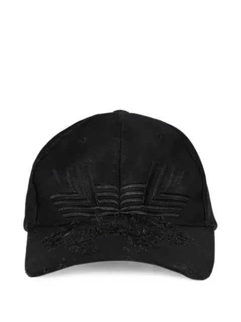 FFFPOSTALSERVICE laser-cut waxed cap Black FFFPSSS2644