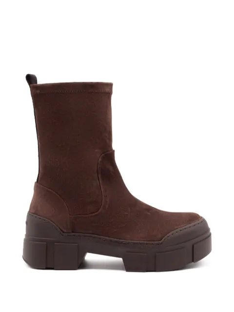 Vic Matie platform lug-sole ankle boots Brown 1H4010DLV14BSJ0350DBROWN