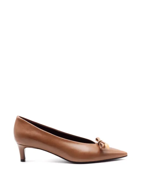 Roberto Festa Odisy bow-detail pumps Brown ODISYFRENCHWESTSAFARI