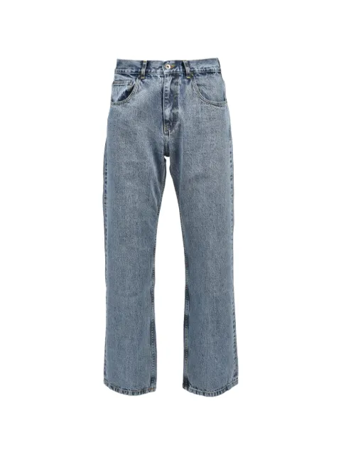 Second/Layer Big Papi logo-patch jeans Blue SS26190202VTGSTONEWASH