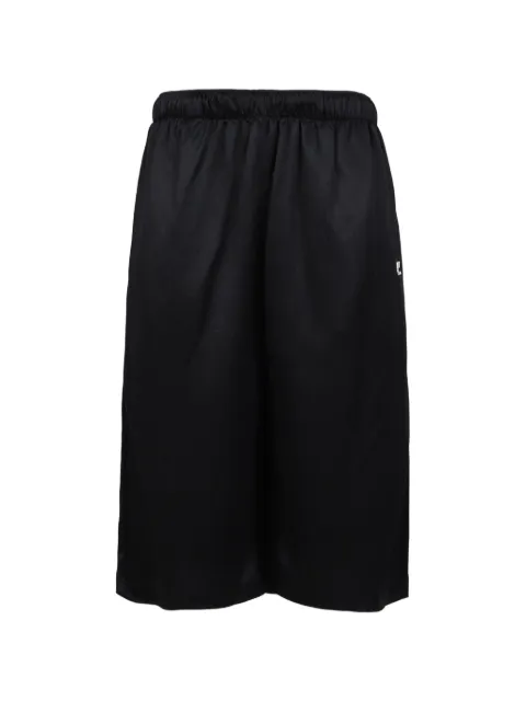 Courrèges back-panel jersey shorts Black 226JSH088JS0195