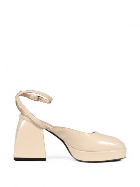 Nodaleto Bulla 90 platform pumps Neutrals NO46015B23042