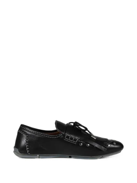 Wales Bonner Montego tasseled boat shoes Black WBM46500A23011
