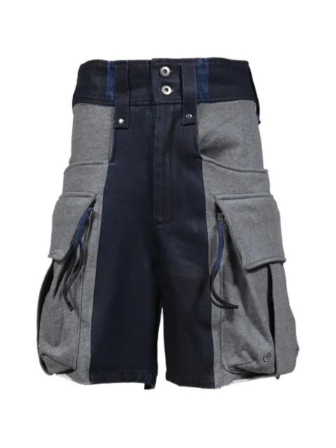 Zanone paneled cargo shorts Grey COMBAT1