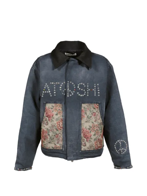SATOSHI NAKAMOTO 9 To 5 Work jacket Blue FW25JKT007WASHEDBLK