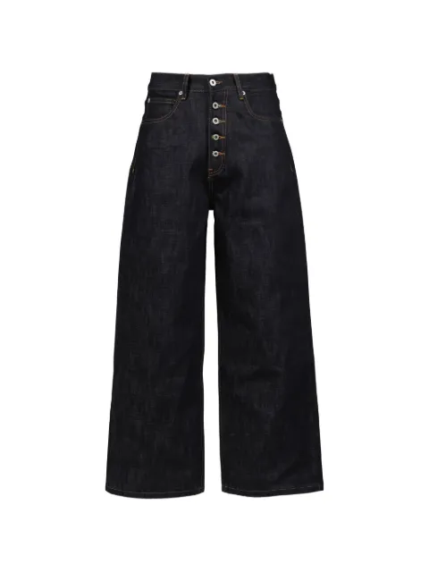 NO/FAITH STUDIOS raw Japanese loose-fit jeans Blue RDJLFBLUE