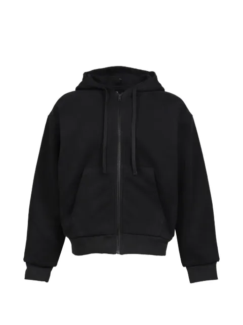 Matthew Williamson double-layer zip-up hoodie Black A250560BLK