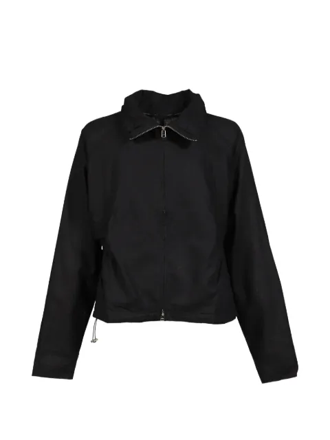 _J.L-A.L_ gathered-collar jacket Black JBMW0650FA463SHUNGITEBLK