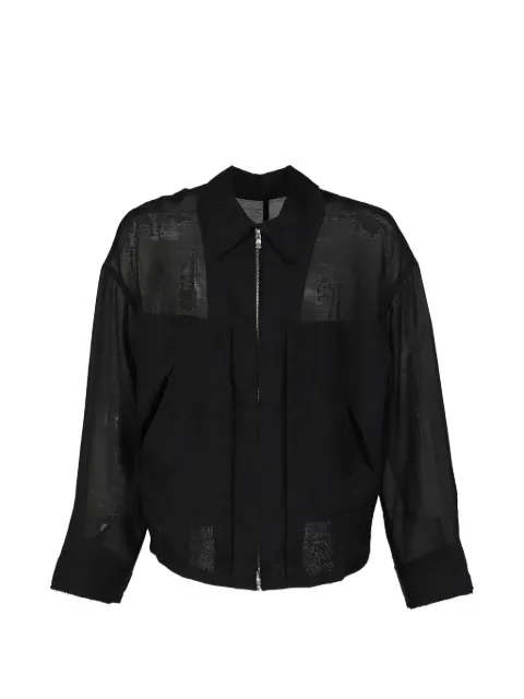 XLIM zip-up cropped shirt Black XLEP9SH01BLK