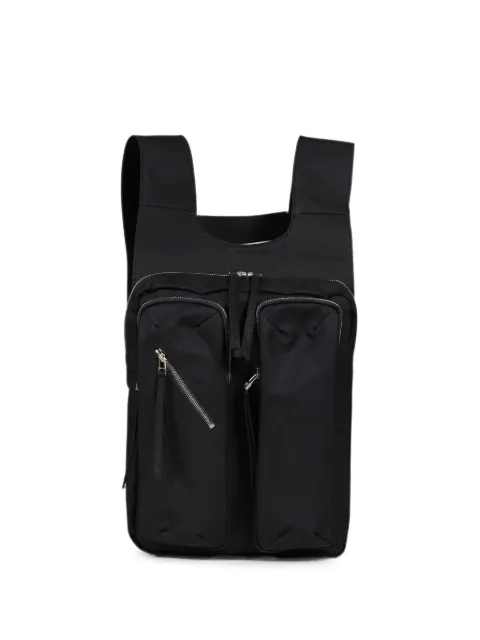 FFFPOSTALSERVICE multi-pocket harness-style backpack Black FFFPSSS2637