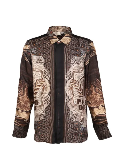 GARCIAS Pesos silk shirt Black WSH009GPESOSBLK