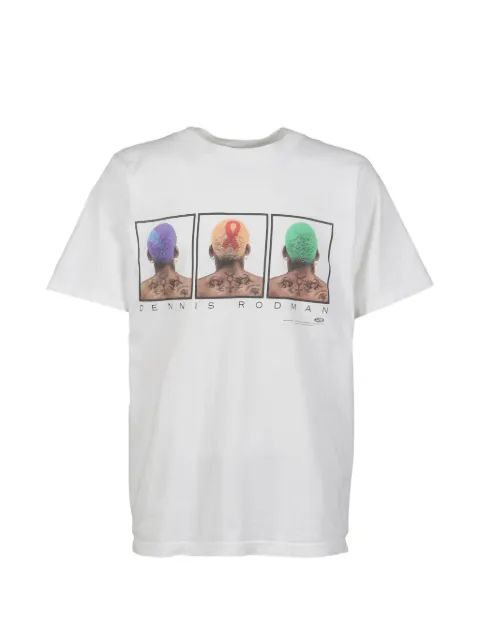 Earthling Collective Dennis Rodman graphic-print T-shirt White EL8