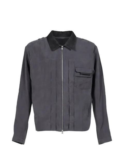 XLIM shirred zip-up jacket Grey XLEP9JK02CHA