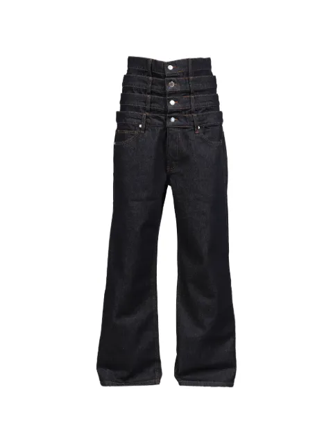 3.PARADIS 4 Waist logo-patch jeans Blue EXCLUSIVERAWIND