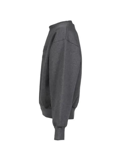 ESSENTIALS logo-print crew-neck sweater Grey 192HO256551FCHAHEATHER