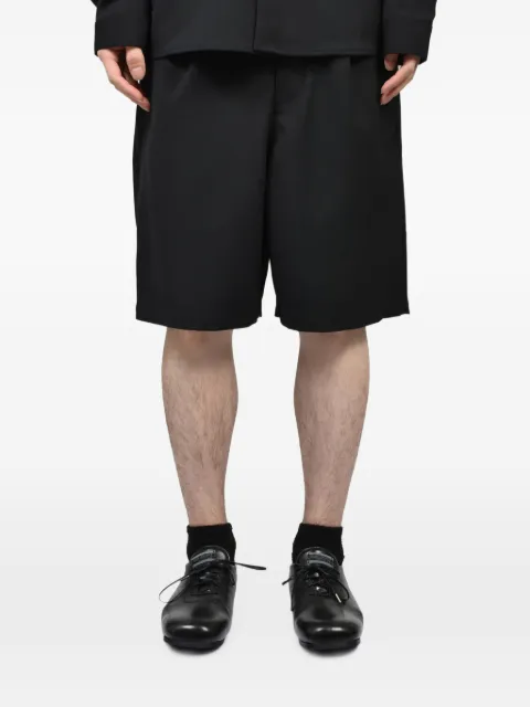 ENTIRE STUDIOS pleated tailored shorts Black ESSS26SH01242BLK