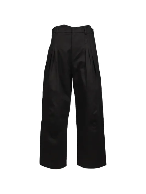 NO/FAITH STUDIOS Balloon pleated trousers Black NFSPSP