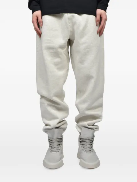 ESSENTIALS logo-print tapered track pants Neutrals 130HO258402F